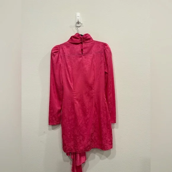Ronny Kobo Fuchsia Long Sleeve Dress